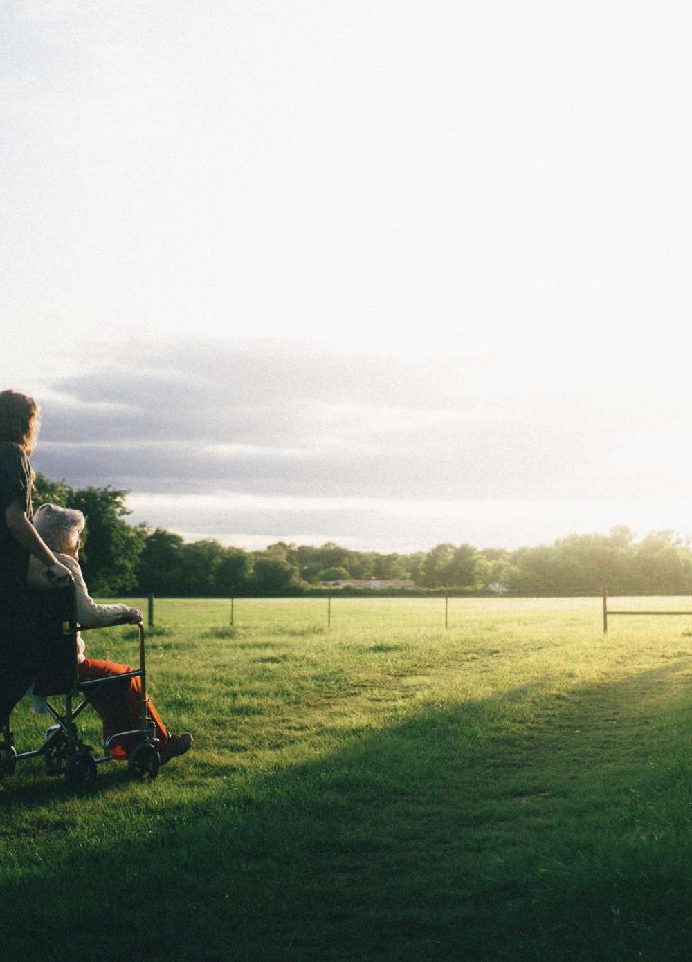 Caregiver with patient